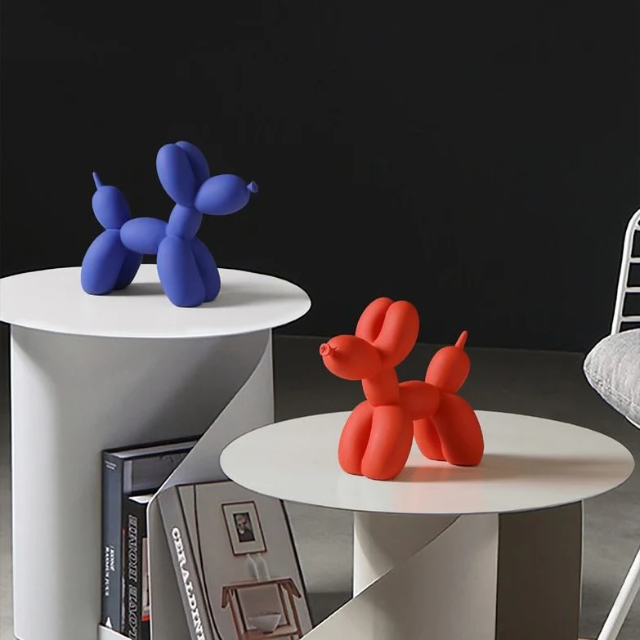 Pawloon - Balloon Dog Statue – Modern Table Decoration for Home and Office Decor
