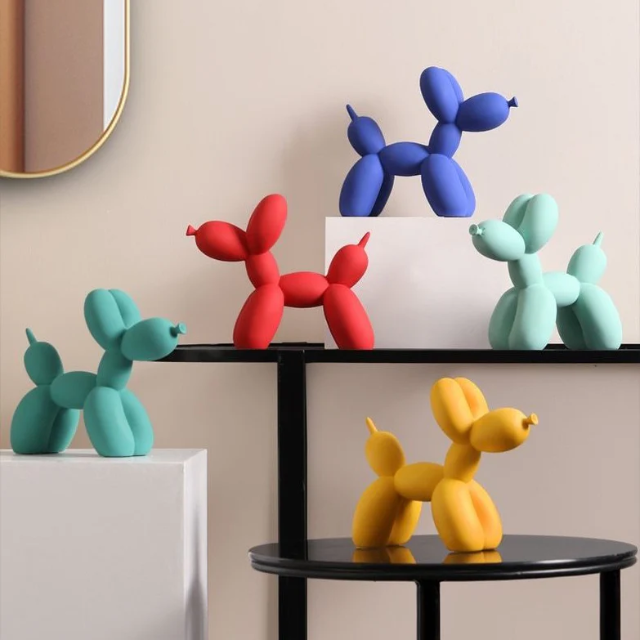 Pawloon - Balloon Dog Statue – Modern Table Decoration for Home and Office Decor