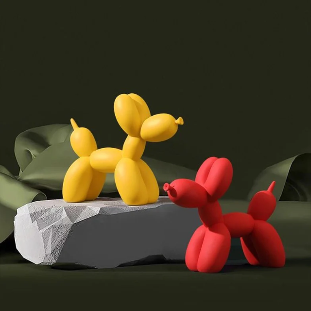Pawloon - Balloon Dog Statue – Modern Table Decoration for Home and Office Decor
