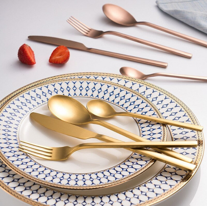 Finleva - Elegant Cutlery Set – Stainless Steel Cutlery for Dining and Tableware