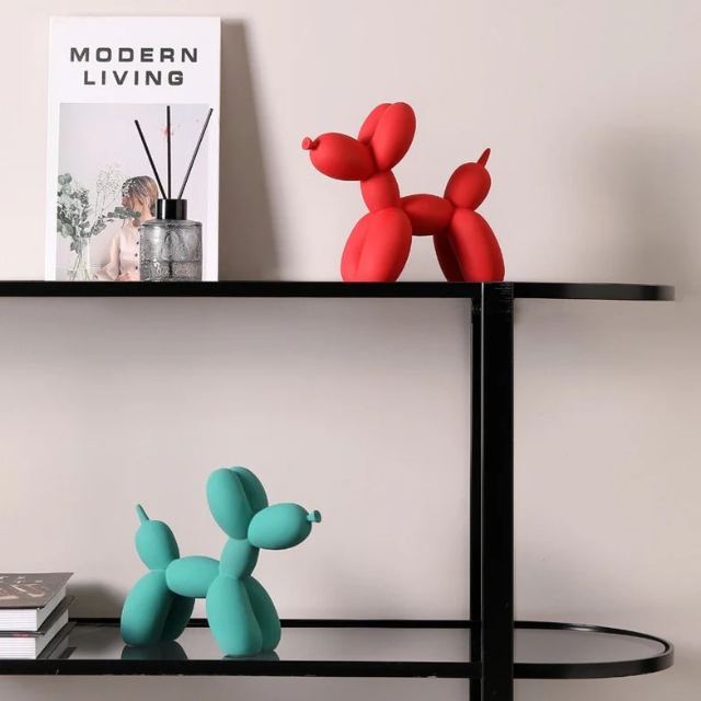 Pawloon - Balloon Dog Statue – Modern Table Decoration for Home and Office Decor