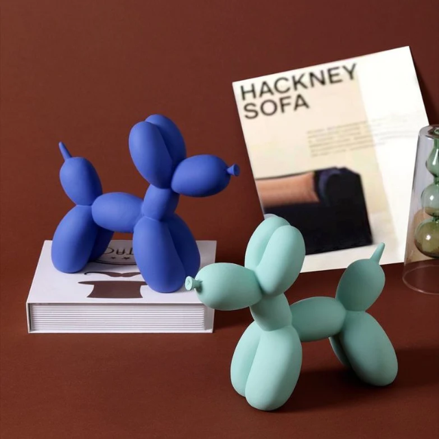 Pawloon - Balloon Dog Statue – Modern Table Decoration for Home and Office Decor